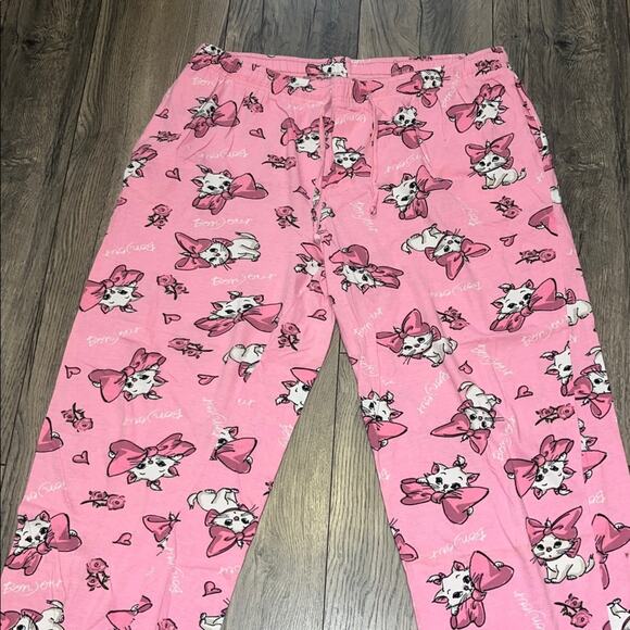 Disney The Aristocats Bonjour Marie Pajama Pants Size Large - Picture 3 of 4